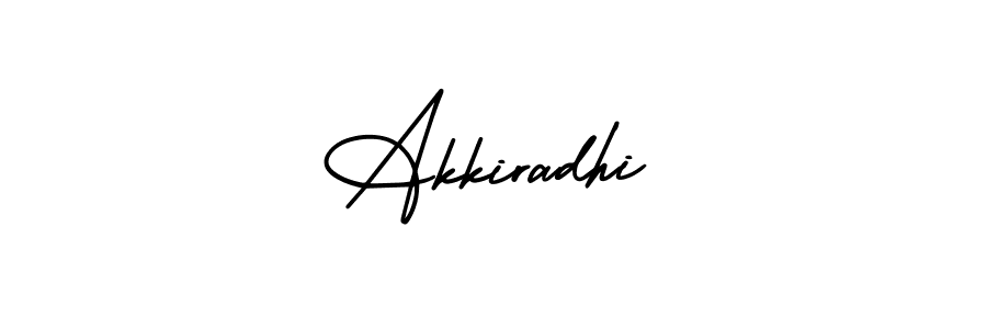 Make a beautiful signature design for name Akkiradhi. Use this online signature maker to create a handwritten signature for free. Akkiradhi signature style 3 images and pictures png