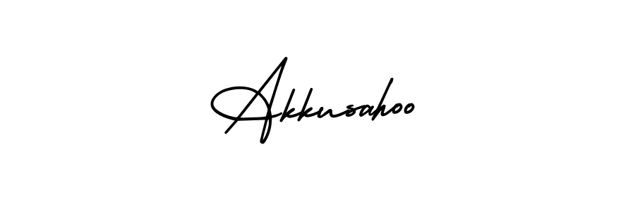 How to make Akkusahoo signature? AmerikaSignatureDemo-Regular is a professional autograph style. Create handwritten signature for Akkusahoo name. Akkusahoo signature style 3 images and pictures png