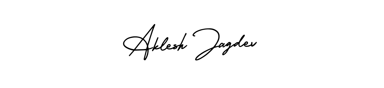 Make a short Aklesh Jagdev signature style. Manage your documents anywhere anytime using AmerikaSignatureDemo-Regular. Create and add eSignatures, submit forms, share and send files easily. Aklesh Jagdev signature style 3 images and pictures png