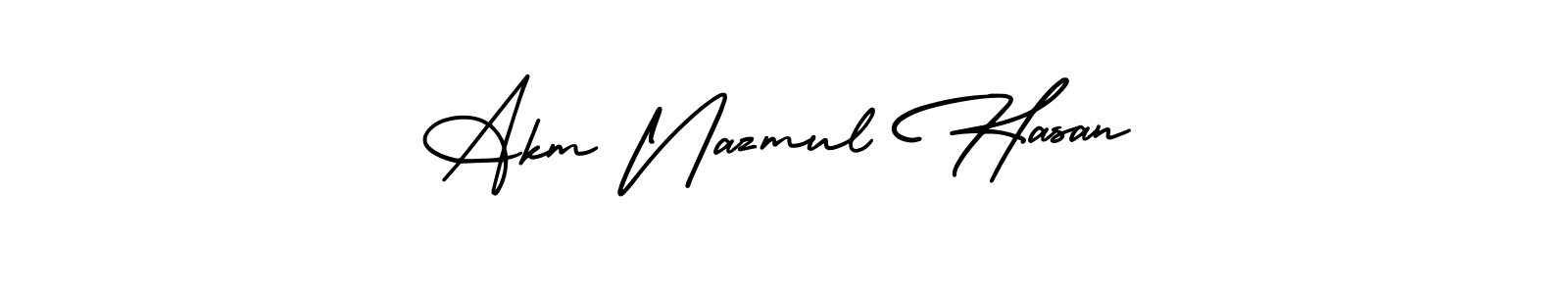 Here are the top 10 professional signature styles for the name Akm Nazmul Hasan. These are the best autograph styles you can use for your name. Akm Nazmul Hasan signature style 3 images and pictures png