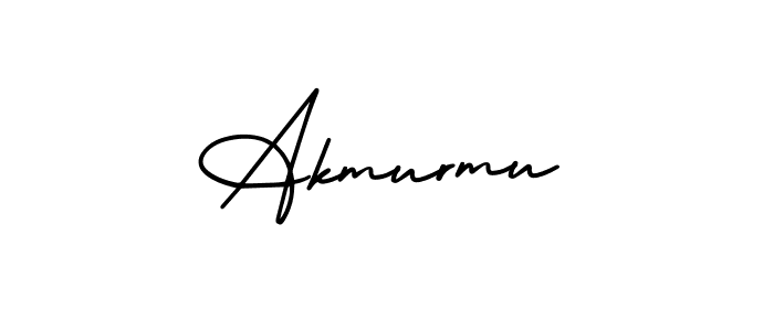 How to make Akmurmu signature? AmerikaSignatureDemo-Regular is a professional autograph style. Create handwritten signature for Akmurmu name. Akmurmu signature style 3 images and pictures png