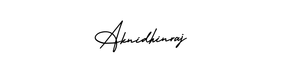 Make a short Aknidhinraj signature style. Manage your documents anywhere anytime using AmerikaSignatureDemo-Regular. Create and add eSignatures, submit forms, share and send files easily. Aknidhinraj signature style 3 images and pictures png