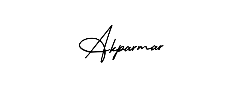 Akparmar stylish signature style. Best Handwritten Sign (AmerikaSignatureDemo-Regular) for my name. Handwritten Signature Collection Ideas for my name Akparmar. Akparmar signature style 3 images and pictures png