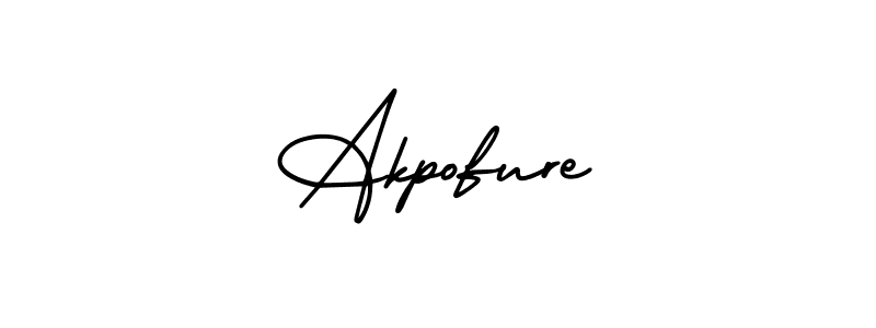 Create a beautiful signature design for name Akpofure. With this signature (AmerikaSignatureDemo-Regular) fonts, you can make a handwritten signature for free. Akpofure signature style 3 images and pictures png
