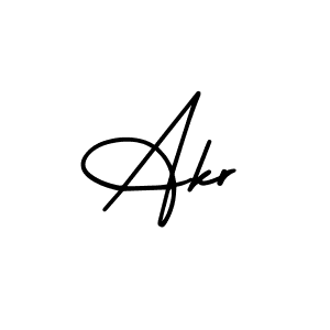 Make a beautiful signature design for name Akr. Use this online signature maker to create a handwritten signature for free. Akr signature style 3 images and pictures png