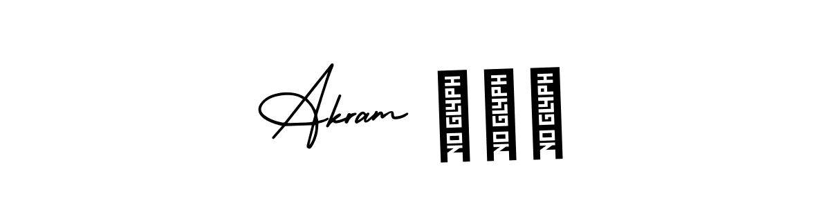 You should practise on your own different ways (AmerikaSignatureDemo-Regular) to write your name (Akram خان) in signature. don't let someone else do it for you. Akram خان signature style 3 images and pictures png