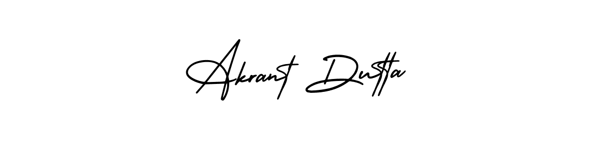 AmerikaSignatureDemo-Regular is a professional signature style that is perfect for those who want to add a touch of class to their signature. It is also a great choice for those who want to make their signature more unique. Get Akrant Dutta name to fancy signature for free. Akrant Dutta signature style 3 images and pictures png