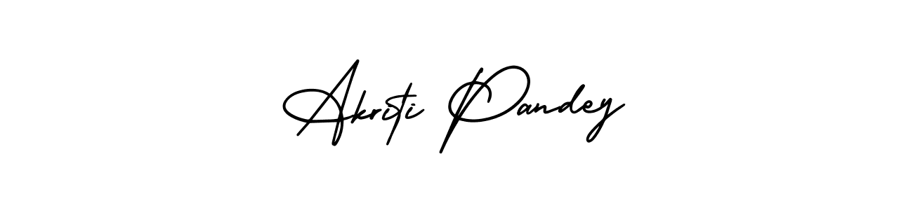 How to Draw Akriti Pandey signature style? AmerikaSignatureDemo-Regular is a latest design signature styles for name Akriti Pandey. Akriti Pandey signature style 3 images and pictures png