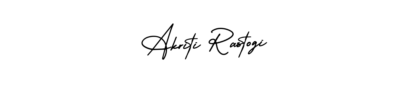 Best and Professional Signature Style for Akriti Rastogi. AmerikaSignatureDemo-Regular Best Signature Style Collection. Akriti Rastogi signature style 3 images and pictures png