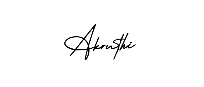 Also You can easily find your signature by using the search form. We will create Akruthi name handwritten signature images for you free of cost using AmerikaSignatureDemo-Regular sign style. Akruthi signature style 3 images and pictures png