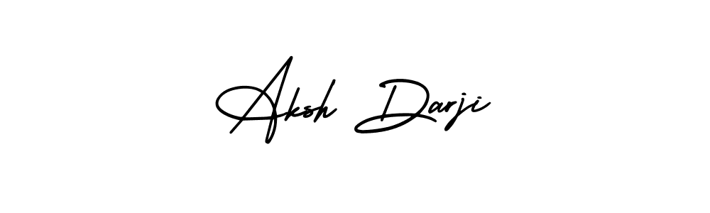 This is the best signature style for the Aksh Darji name. Also you like these signature font (AmerikaSignatureDemo-Regular). Mix name signature. Aksh Darji signature style 3 images and pictures png