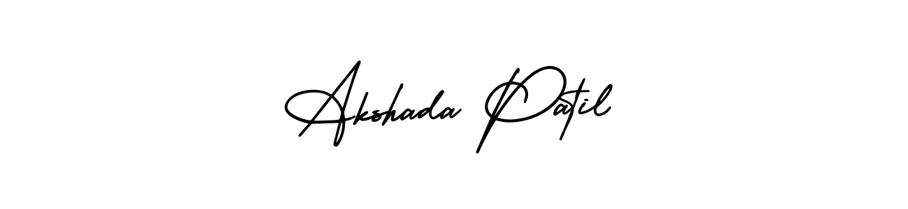 You can use this online signature creator to create a handwritten signature for the name Akshada Patil. This is the best online autograph maker. Akshada Patil signature style 3 images and pictures png
