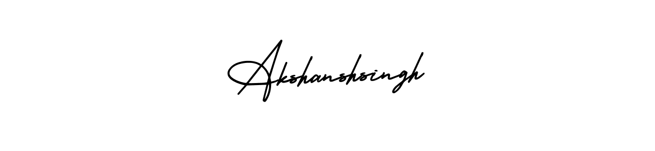 How to Draw Akshanshsingh signature style? AmerikaSignatureDemo-Regular is a latest design signature styles for name Akshanshsingh. Akshanshsingh signature style 3 images and pictures png