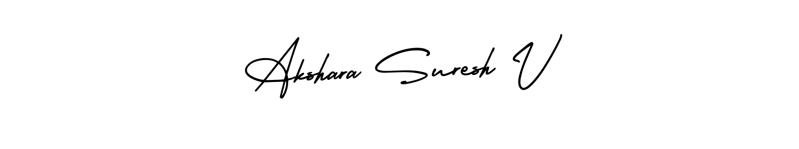 Once you've used our free online signature maker to create your best signature AmerikaSignatureDemo-Regular style, it's time to enjoy all of the benefits that Akshara Suresh V name signing documents. Akshara Suresh V signature style 3 images and pictures png