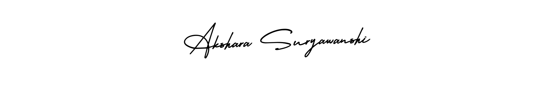 Also You can easily find your signature by using the search form. We will create Akshara Suryawanshi name handwritten signature images for you free of cost using AmerikaSignatureDemo-Regular sign style. Akshara Suryawanshi signature style 3 images and pictures png
