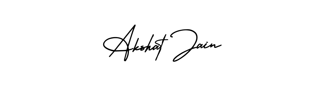 This is the best signature style for the Akshat Jain name. Also you like these signature font (AmerikaSignatureDemo-Regular). Mix name signature. Akshat Jain signature style 3 images and pictures png