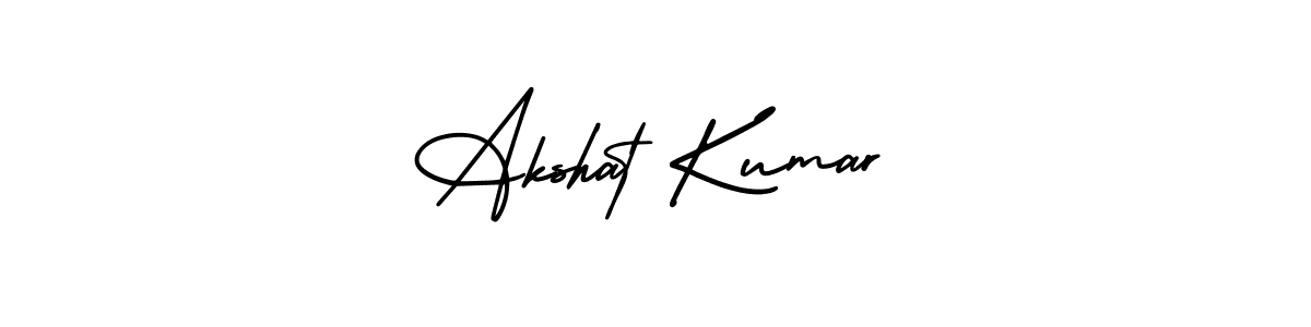 Akshat Kumar stylish signature style. Best Handwritten Sign (AmerikaSignatureDemo-Regular) for my name. Handwritten Signature Collection Ideas for my name Akshat Kumar. Akshat Kumar signature style 3 images and pictures png