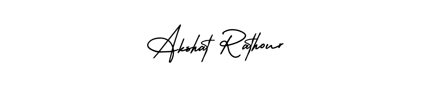 It looks lik you need a new signature style for name Akshat Rathour. Design unique handwritten (AmerikaSignatureDemo-Regular) signature with our free signature maker in just a few clicks. Akshat Rathour signature style 3 images and pictures png