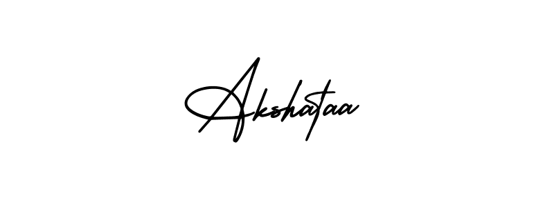 How to make Akshataa signature? AmerikaSignatureDemo-Regular is a professional autograph style. Create handwritten signature for Akshataa name. Akshataa signature style 3 images and pictures png