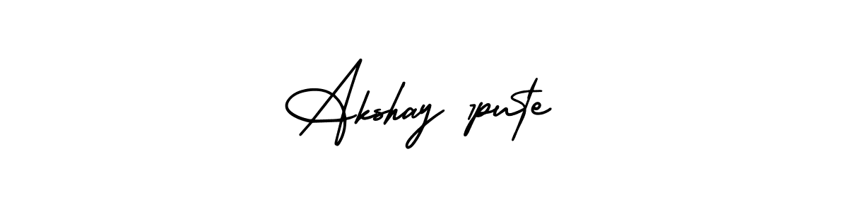 Make a beautiful signature design for name Akshay 7pute. Use this online signature maker to create a handwritten signature for free. Akshay 7pute signature style 3 images and pictures png