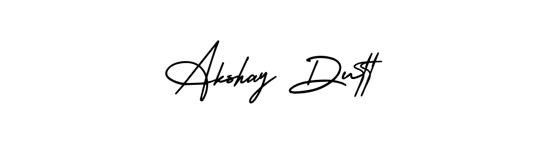 Also You can easily find your signature by using the search form. We will create Akshay Dutt name handwritten signature images for you free of cost using AmerikaSignatureDemo-Regular sign style. Akshay Dutt signature style 3 images and pictures png