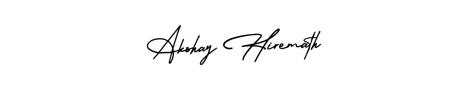 Similarly AmerikaSignatureDemo-Regular is the best handwritten signature design. Signature creator online .You can use it as an online autograph creator for name Akshay Hiremath. Akshay Hiremath signature style 3 images and pictures png