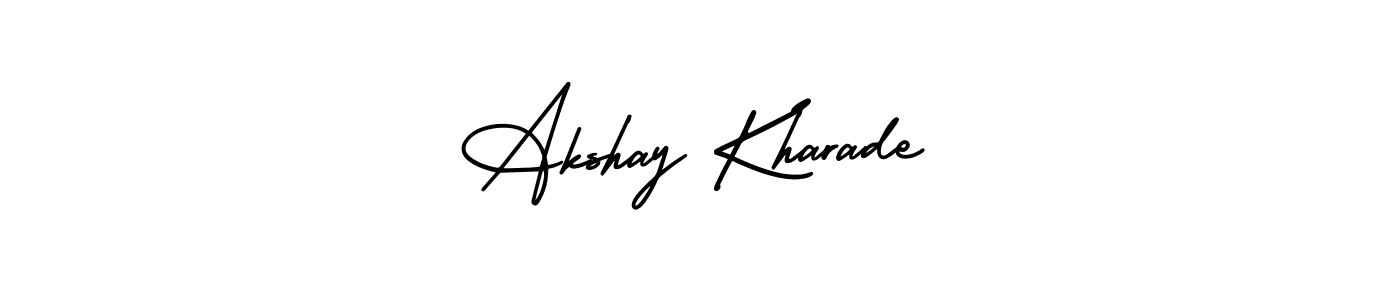 Use a signature maker to create a handwritten signature online. With this signature software, you can design (AmerikaSignatureDemo-Regular) your own signature for name Akshay Kharade. Akshay Kharade signature style 3 images and pictures png