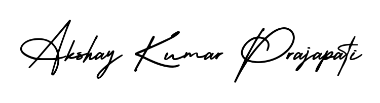 Use a signature maker to create a handwritten signature online. With this signature software, you can design (AmerikaSignatureDemo-Regular) your own signature for name Akshay Kumar Prajapati. Akshay Kumar Prajapati signature style 3 images and pictures png