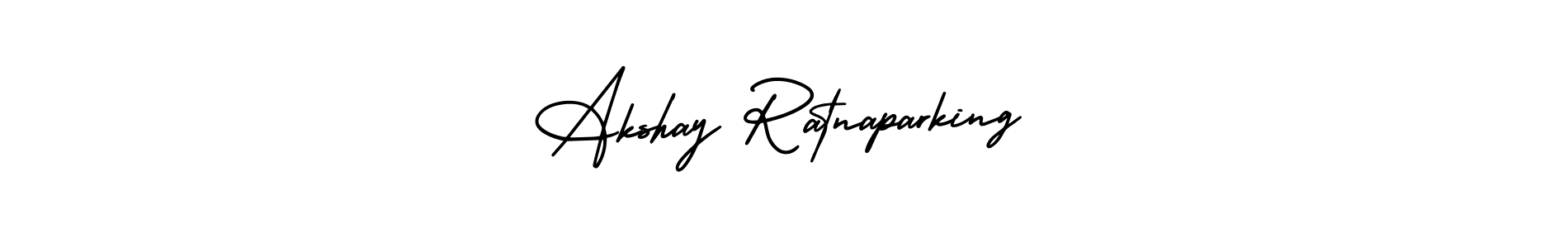 Design your own signature with our free online signature maker. With this signature software, you can create a handwritten (AmerikaSignatureDemo-Regular) signature for name Akshay Ratnaparking. Akshay Ratnaparking signature style 3 images and pictures png