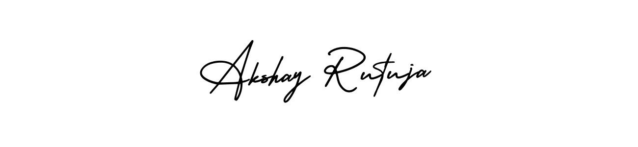 You can use this online signature creator to create a handwritten signature for the name Akshay Rutuja. This is the best online autograph maker. Akshay Rutuja signature style 3 images and pictures png