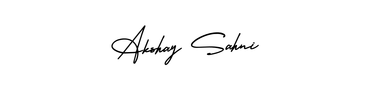 Also we have Akshay Sahni name is the best signature style. Create professional handwritten signature collection using AmerikaSignatureDemo-Regular autograph style. Akshay Sahni signature style 3 images and pictures png