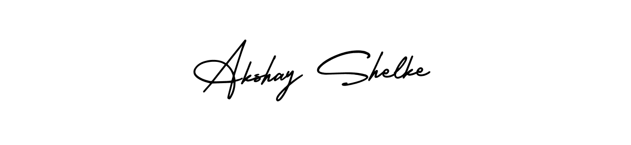 Make a beautiful signature design for name Akshay Shelke. With this signature (AmerikaSignatureDemo-Regular) style, you can create a handwritten signature for free. Akshay Shelke signature style 3 images and pictures png