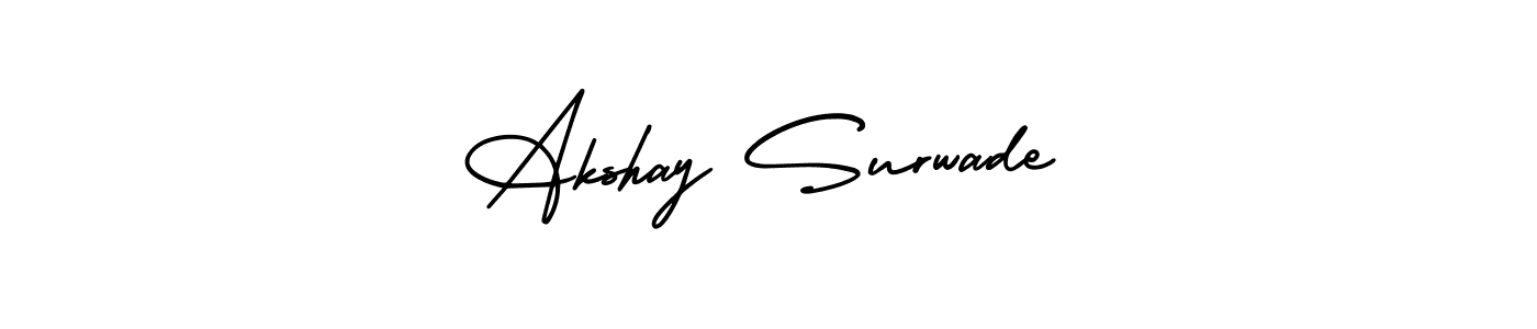 How to make Akshay Surwade signature? AmerikaSignatureDemo-Regular is a professional autograph style. Create handwritten signature for Akshay Surwade name. Akshay Surwade signature style 3 images and pictures png