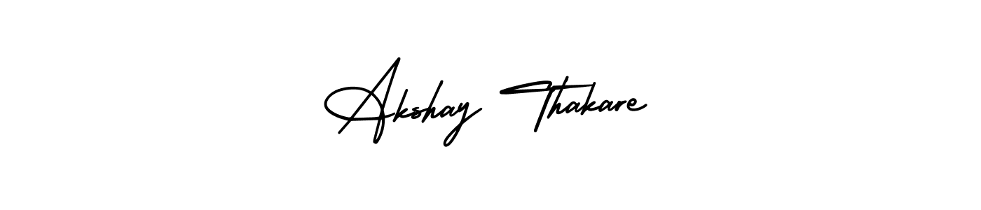 Akshay Thakare stylish signature style. Best Handwritten Sign (AmerikaSignatureDemo-Regular) for my name. Handwritten Signature Collection Ideas for my name Akshay Thakare. Akshay Thakare signature style 3 images and pictures png