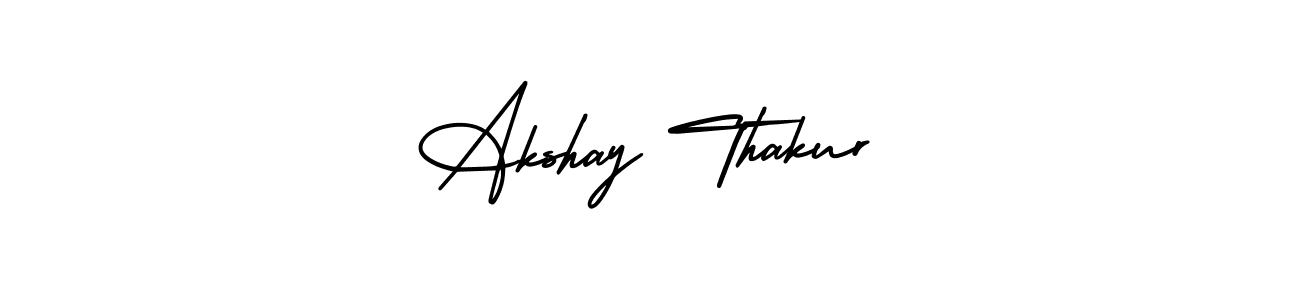 Make a beautiful signature design for name Akshay Thakur. With this signature (AmerikaSignatureDemo-Regular) style, you can create a handwritten signature for free. Akshay Thakur signature style 3 images and pictures png