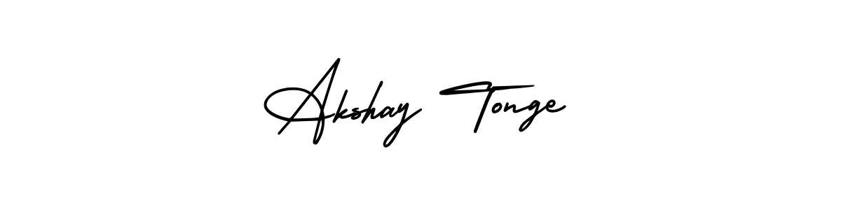 This is the best signature style for the Akshay Tonge name. Also you like these signature font (AmerikaSignatureDemo-Regular). Mix name signature. Akshay Tonge signature style 3 images and pictures png