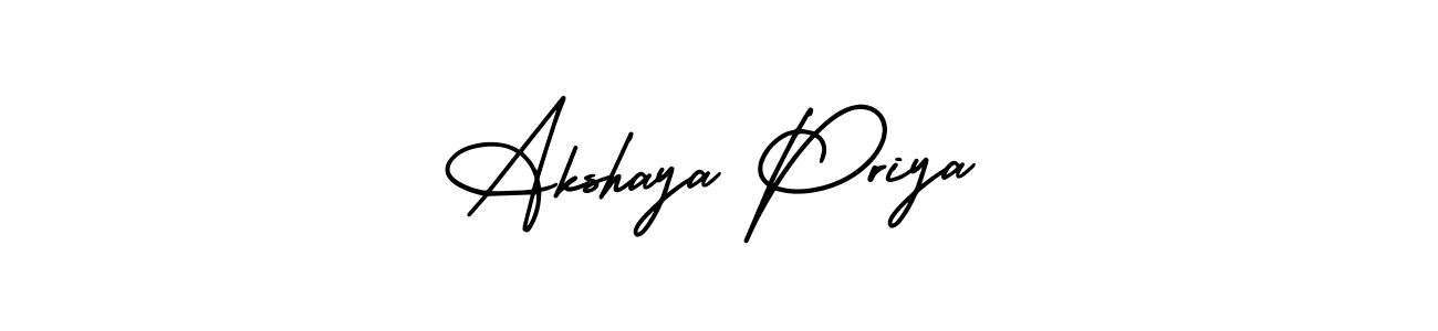 Design your own signature with our free online signature maker. With this signature software, you can create a handwritten (AmerikaSignatureDemo-Regular) signature for name Akshaya Priya. Akshaya Priya signature style 3 images and pictures png