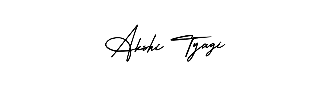 How to Draw Akshi Tyagi signature style? AmerikaSignatureDemo-Regular is a latest design signature styles for name Akshi Tyagi. Akshi Tyagi signature style 3 images and pictures png
