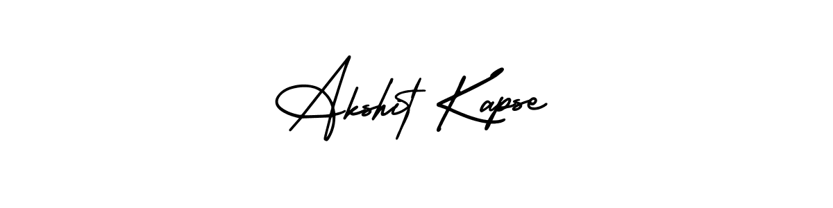 Akshit Kapse stylish signature style. Best Handwritten Sign (AmerikaSignatureDemo-Regular) for my name. Handwritten Signature Collection Ideas for my name Akshit Kapse. Akshit Kapse signature style 3 images and pictures png