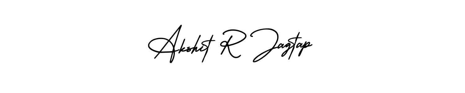 AmerikaSignatureDemo-Regular is a professional signature style that is perfect for those who want to add a touch of class to their signature. It is also a great choice for those who want to make their signature more unique. Get Akshit R Jagtap name to fancy signature for free. Akshit R Jagtap signature style 3 images and pictures png