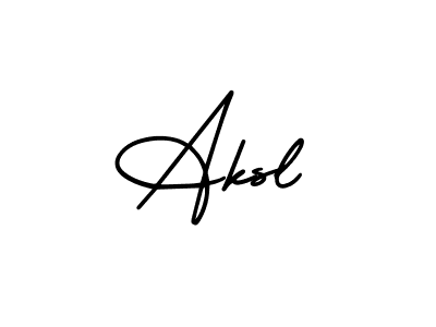 This is the best signature style for the Aksl name. Also you like these signature font (AmerikaSignatureDemo-Regular). Mix name signature. Aksl signature style 3 images and pictures png