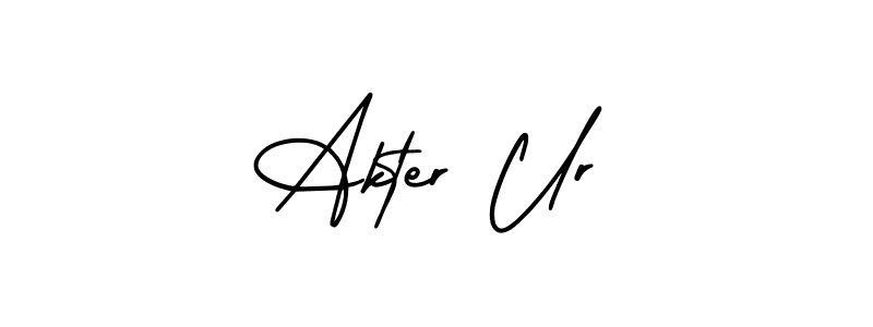 How to make Akter Ur signature? AmerikaSignatureDemo-Regular is a professional autograph style. Create handwritten signature for Akter Ur name. Akter Ur signature style 3 images and pictures png