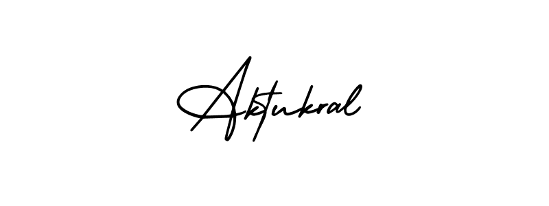 Once you've used our free online signature maker to create your best signature AmerikaSignatureDemo-Regular style, it's time to enjoy all of the benefits that Aktukral name signing documents. Aktukral signature style 3 images and pictures png