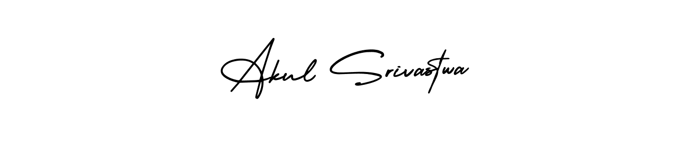 How to make Akul Srivastwa signature? AmerikaSignatureDemo-Regular is a professional autograph style. Create handwritten signature for Akul Srivastwa name. Akul Srivastwa signature style 3 images and pictures png