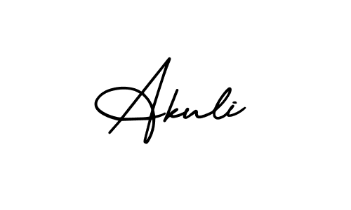 Best and Professional Signature Style for Akuli. AmerikaSignatureDemo-Regular Best Signature Style Collection. Akuli signature style 3 images and pictures png