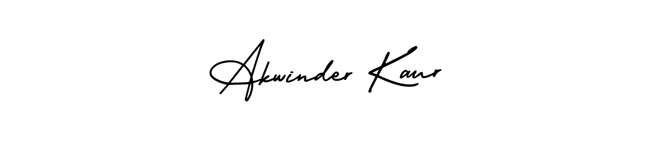 Design your own signature with our free online signature maker. With this signature software, you can create a handwritten (AmerikaSignatureDemo-Regular) signature for name Akwinder Kaur. Akwinder Kaur signature style 3 images and pictures png