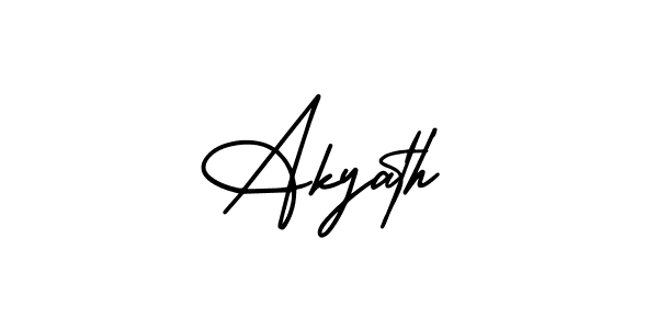 This is the best signature style for the Akyath name. Also you like these signature font (AmerikaSignatureDemo-Regular). Mix name signature. Akyath signature style 3 images and pictures png