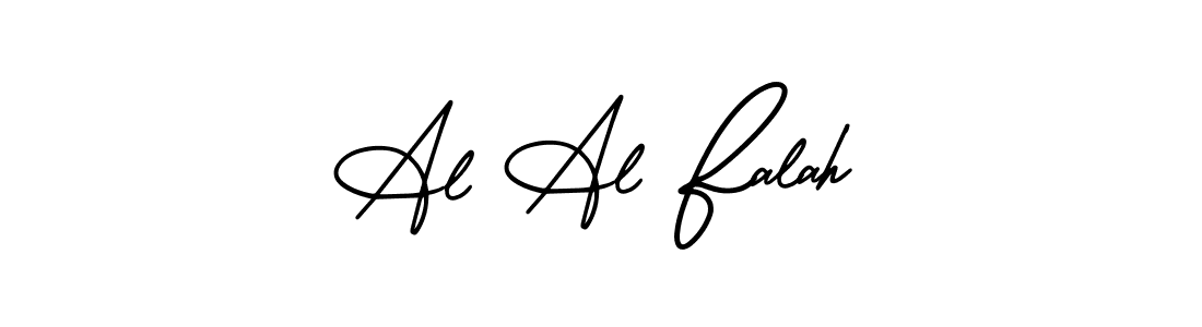 Make a beautiful signature design for name Al Al Falah. With this signature (AmerikaSignatureDemo-Regular) style, you can create a handwritten signature for free. Al Al Falah signature style 3 images and pictures png