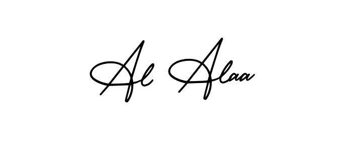 This is the best signature style for the Al Alaa name. Also you like these signature font (AmerikaSignatureDemo-Regular). Mix name signature. Al Alaa signature style 3 images and pictures png