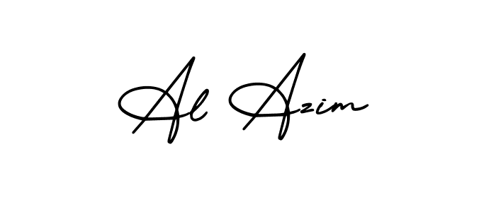 It looks lik you need a new signature style for name Al Azim. Design unique handwritten (AmerikaSignatureDemo-Regular) signature with our free signature maker in just a few clicks. Al Azim signature style 3 images and pictures png